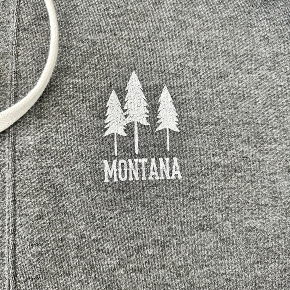 Unique Montana Unisex French Terry Snorkel Pullover Sweatshirt Hoodie (Size S) - Picture 2 of 14